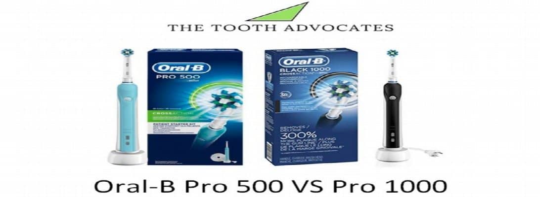 Oral-B Pro 500 VS Pro 1000